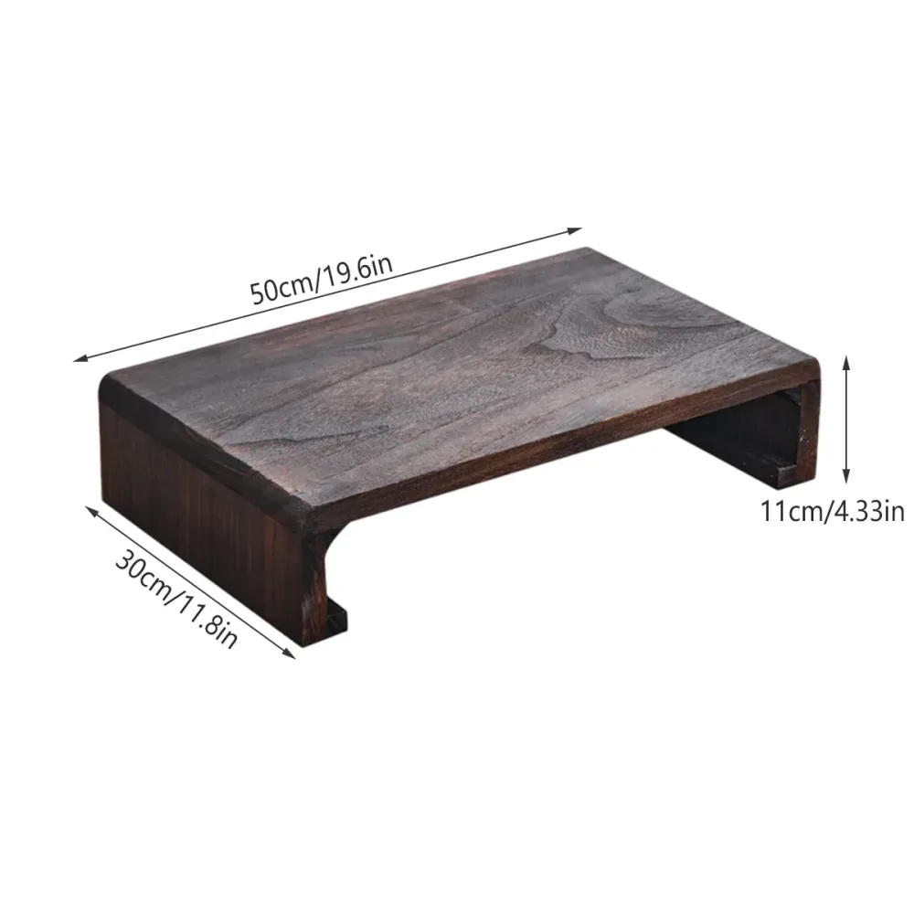 Solid Wood Low Table Balcony Window Sill Coffee Sturdy For Outdoor Indoor Use
