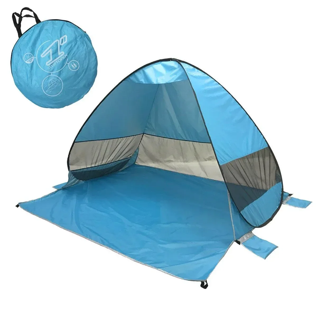Automatic Pop Up Beach Tent UV Protection Portable Sunshade Shelter Outdoor