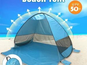 Automatic Pop Up Beach Tent UV Protection Portable Sunshade Shelter Outdoor