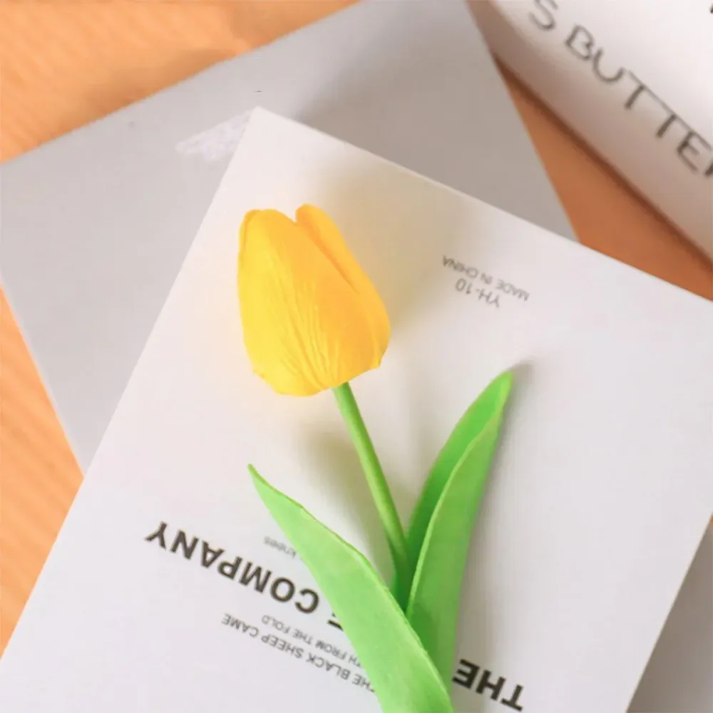 20PCS Real Touch Artificial Tulip Bouquet Fake Flowers for Home Wedding Decor