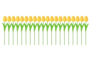 20PCS Real Touch Artificial Tulip Bouquet Fake Flowers for Home Wedding Decor
