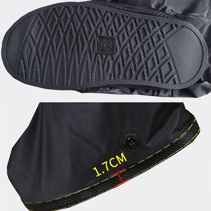 Waterproof Boot Gear Reusable Overshoe Rain Shoe Covers Anti-Slip Shoe Cover