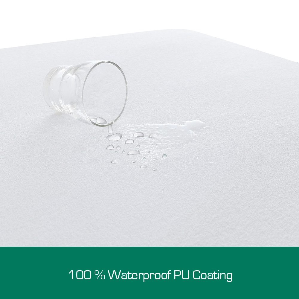 Woolcomfort Cotton Terry Fully Fitted Waterproof Mattress Protector King Single