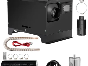 Diesel Air Heater 12V 8KW Tank Portable Heater Thermostat w/ Remote Control &