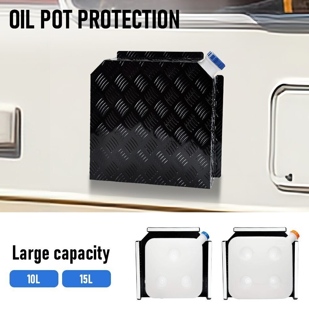 Aluminum Caravan Diesel Heater Bracket 2mm Thickness Fuel Tank Cover Double