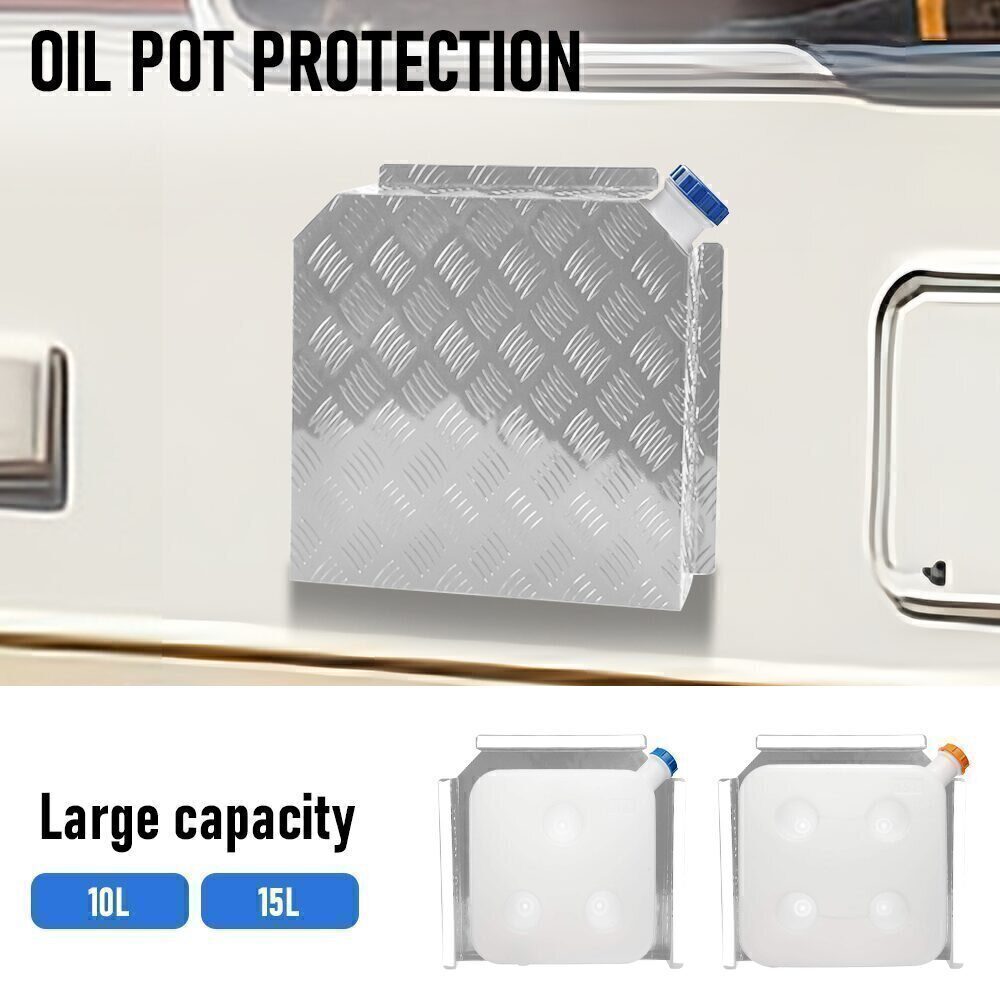 Aluminum Caravan Diesel Heater Bracket Silver 2mm Thickness Fuel Tank Cover