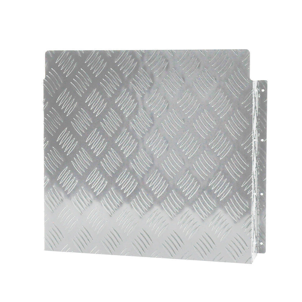 Diesel Tank Cover Silver Gas Tank Bracket 2mm Thickness Aluminium Tank Mounting
