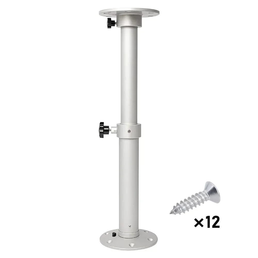 Table Pedestal Telescopic Furniture Leg 46-70cm Height Adjustable Easy