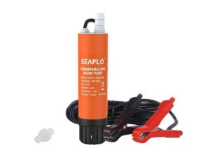 SEAFLO Submersible Inline Pump 12V 280GPH Transfer Pump Water Resistant High