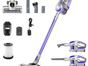 Devanti Stick Vacuum Cleaner Bagless Cordless 150W Purple