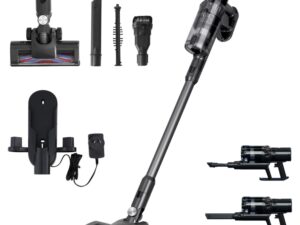 Devanti Stick Vacuum Cleaner Brushless Cordless 350W Grey