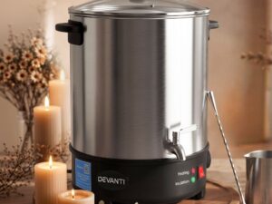 Devanti 16L Wax Melter Candle Making 1500W Melting Pot Furnace Quick Pour Spout