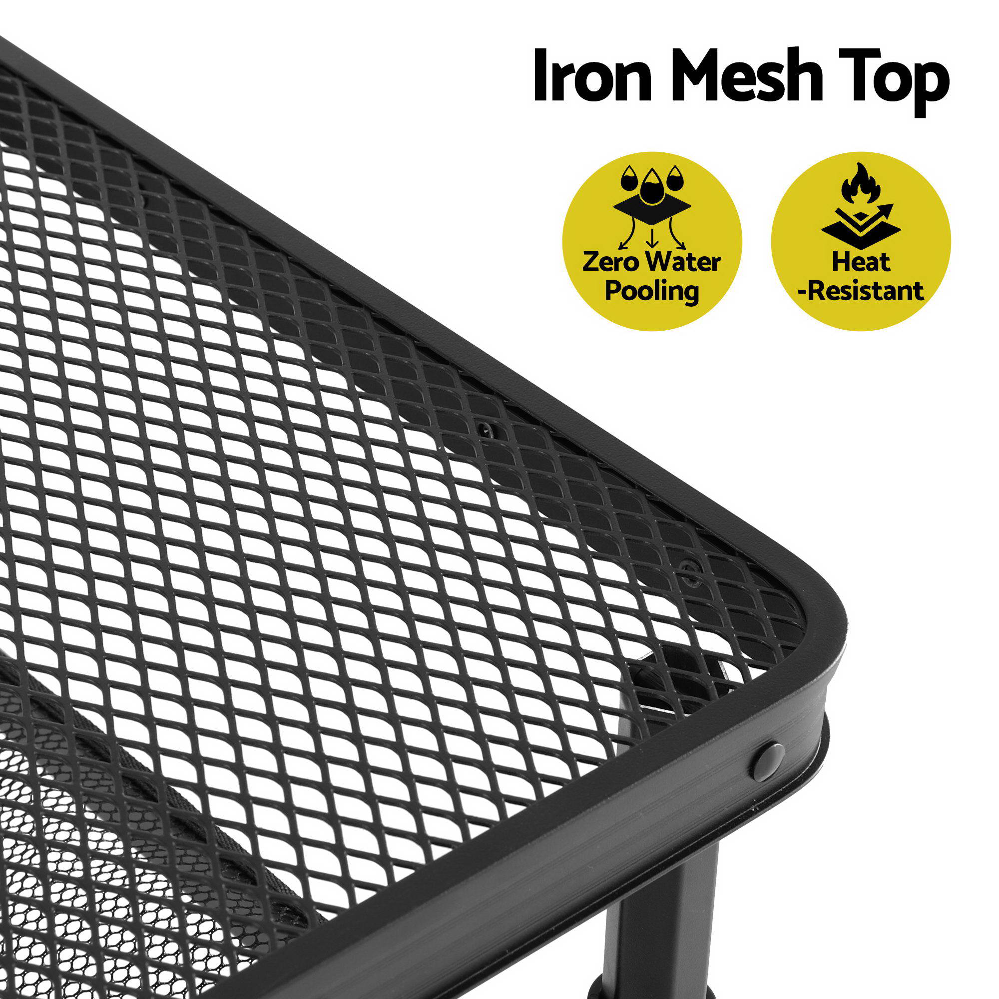 Gardeon BBQ Camp Table, 60*40*56 Portable Foldable Lightweight Grill Outdoor