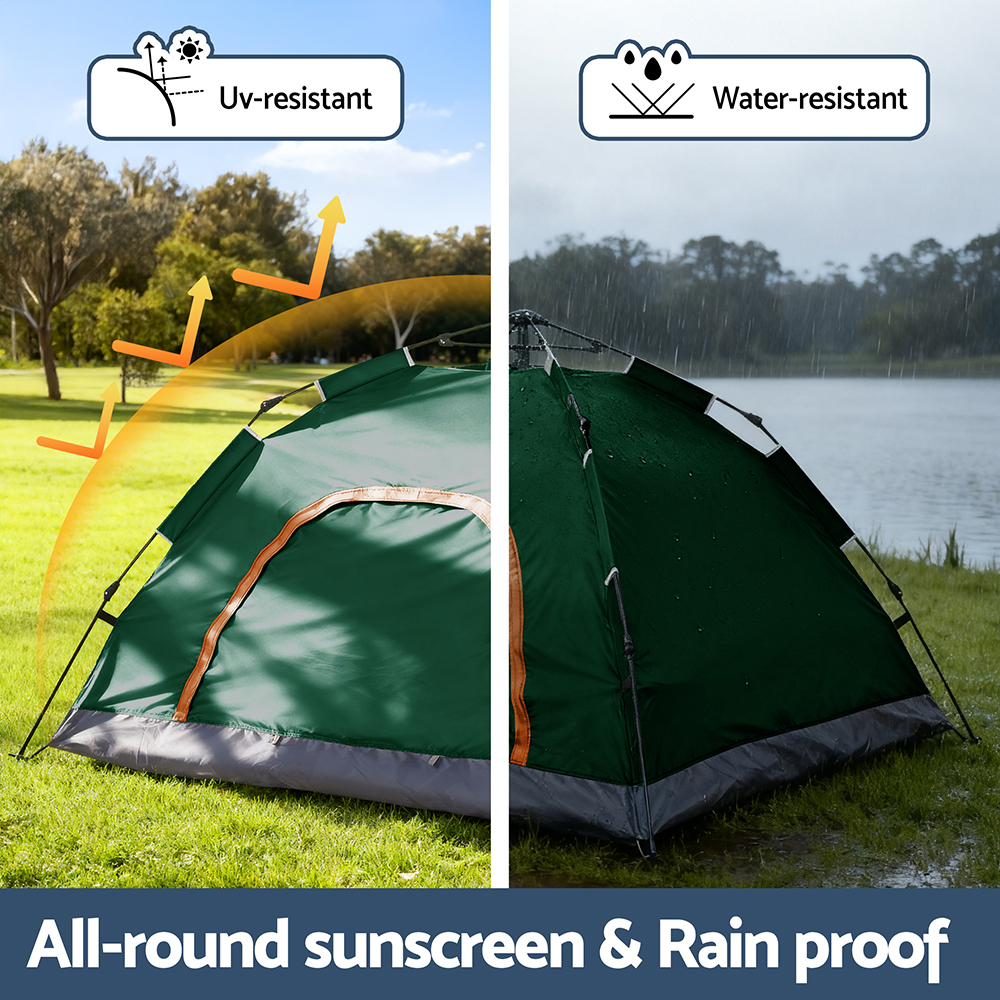 Weisshorn Camping Tent Instant Tent Pop up 2 Person Outdoor Hiking Tents Hiking