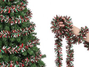 Jingle Jollys 20M Christmas Tinsel Garland Mixed Colors Xmas Party Decoration