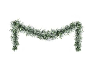 Jingle Jollys 3M Christmas Garland Pre-lit LED Lights Snow Frosted Tips Decor