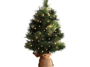 Jingle Jollys Christmas Tree 60CM Mini Tabletop 8 Light Modes Timer Xmas Tree
