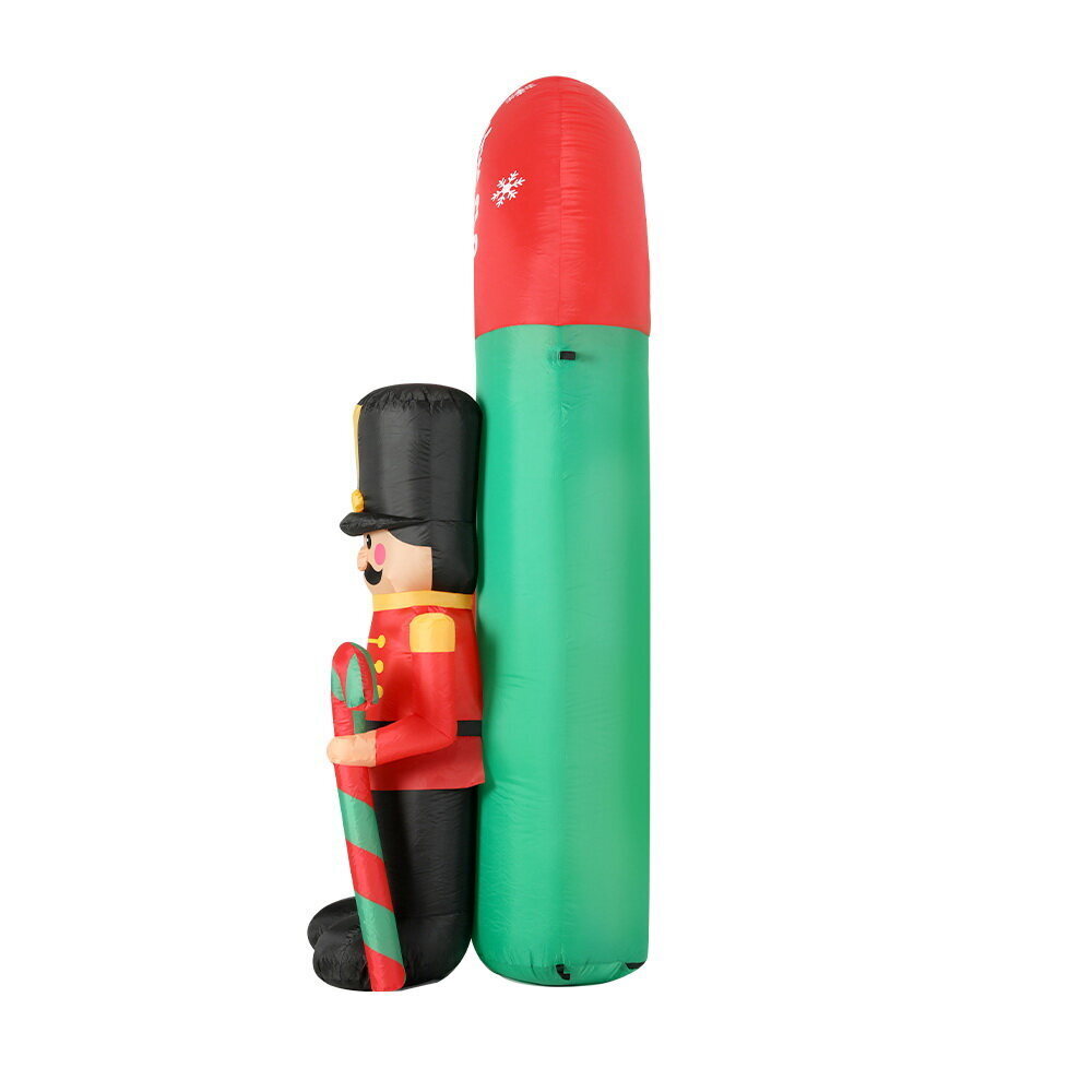 Jingle Jollys Christmas Inflatable Archwary Nutcracker 3M Illuminated