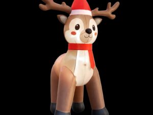 Jingle Jollys Christmas Inflatable Reindeer 2.5M Illuminated Decorations