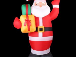 Jingle Jollys Christmas Inflatable Santa 2.4M Illuminated Decorations