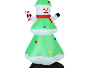 Jingle Jollys Christmas Inflatable Snowman Tree 2.75M Height LED Decorations