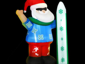 Jingle Jollys Christmas Inflatable Santa 1.6M Illuminated Decorations