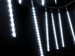 Jingle Jollys 7M Christmas Lights Shower Light 288 LED Icicle Falling Metor