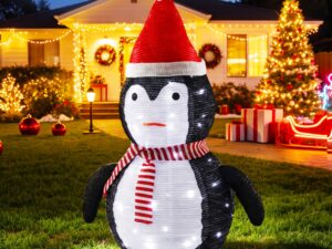 Jingle Jollys Christmas Penguin Light LED Christmas Decoration Pop Up Christmas
