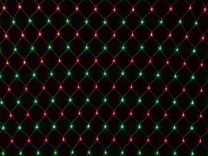 Jingle Jollys Christmas Lights 6x4m Christmas Net Lights 1000LED Red Green