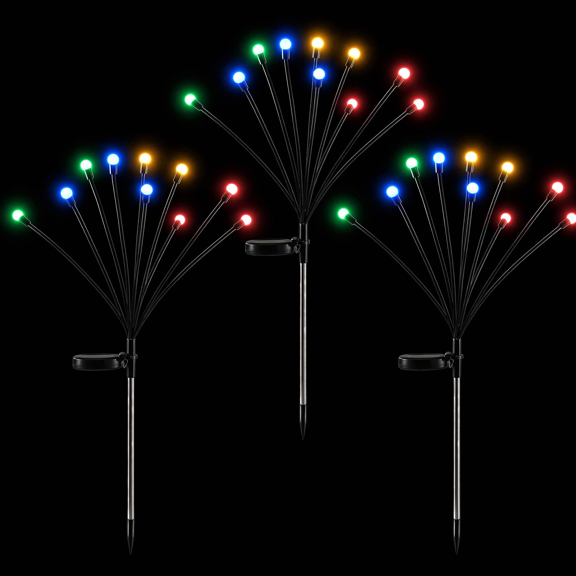 Jingle Jollys Christmas Lights Solar Firefly Lights Garden Decoration Path