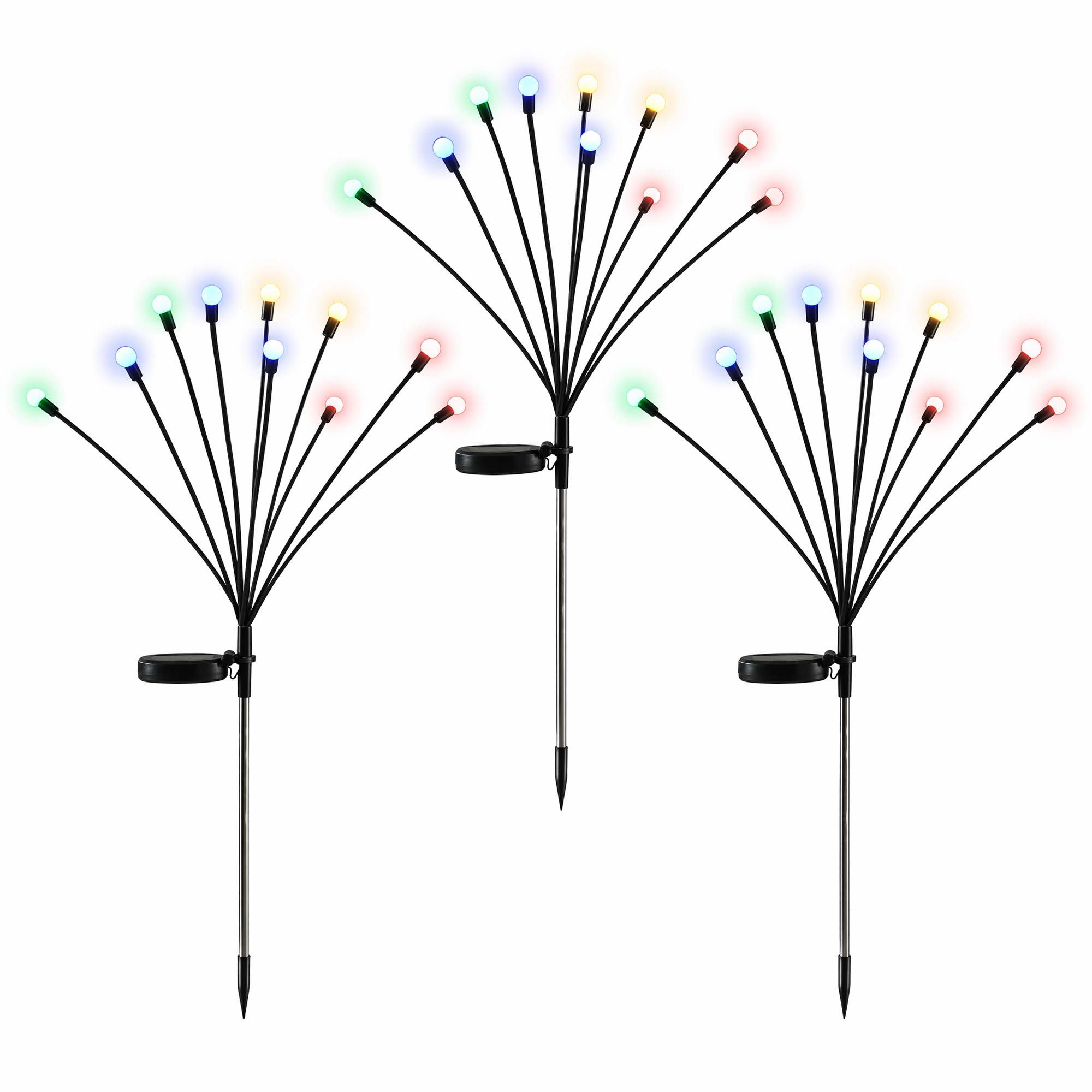Jingle Jollys Christmas Lights Solar Firefly Lights Garden Decoration Path