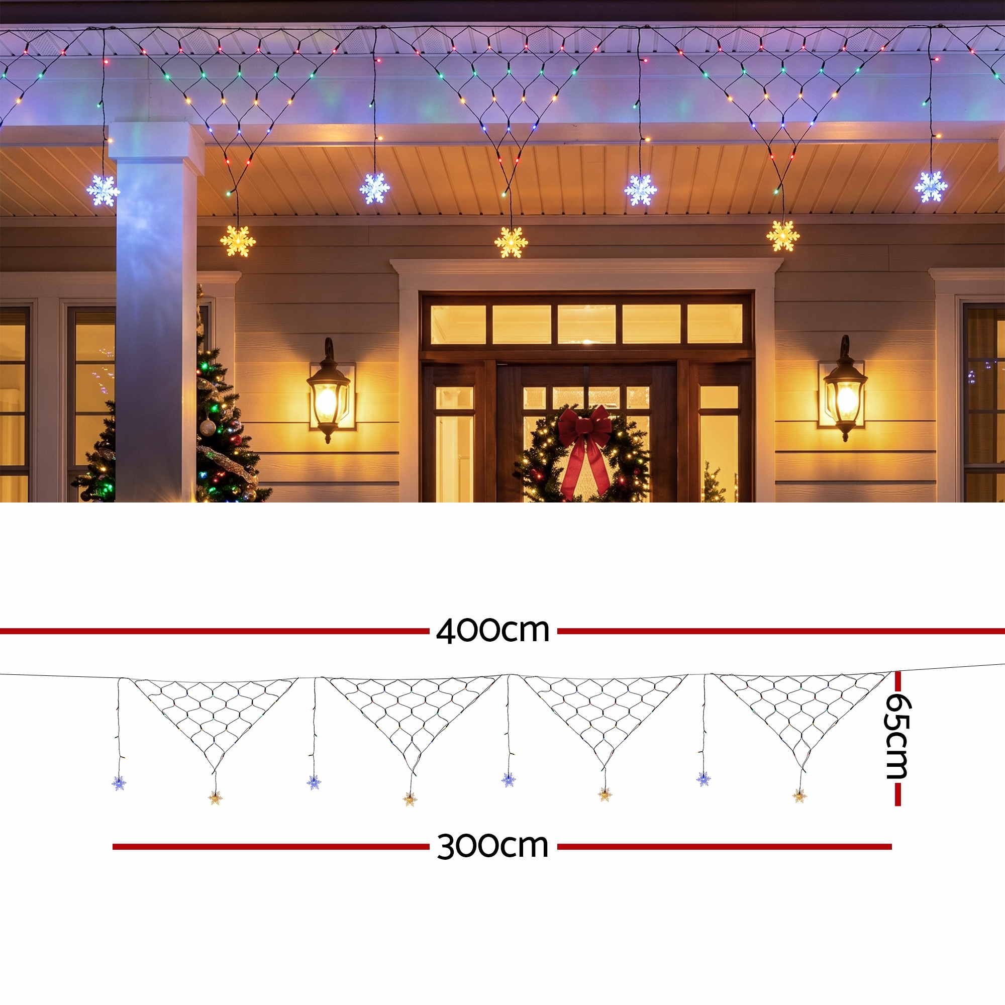 Jingle Jollys Christmas Lights Solar Fairy Lights Christmas Decorations
