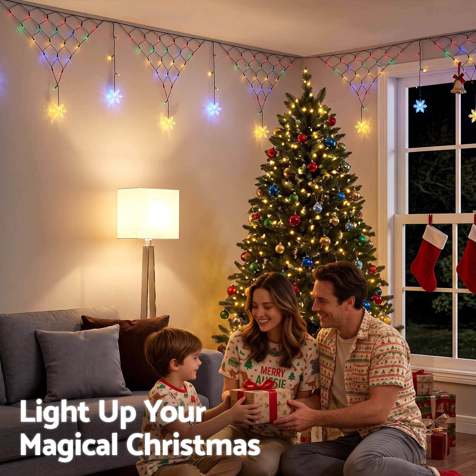 Jingle Jollys Christmas Lights Solar Fairy Lights Christmas Decorations