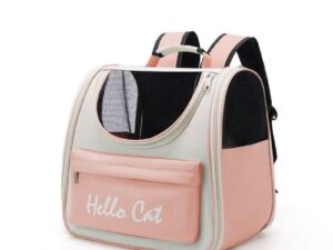 Pet Carrier Backpack Breathable Large ty Cat Travel Bag Pink