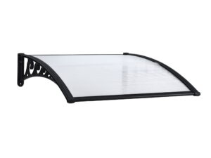 Instahut Window Door Awning 0.8mx1m Transparent