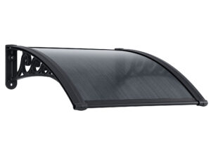 Instahut Window Awning Drainage 0.6mx0.6m Outdoor Grey