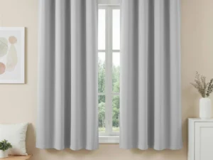 Artiss Blockout Curtains 2X 132x160cm Thermal Insulated Eyelet Drapes Grey