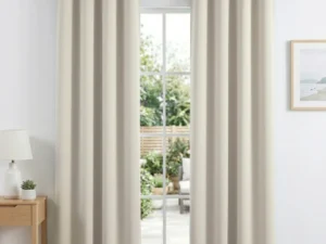 Artiss Blockout Curtains 2X 132x213cm Thermal Insulated Eyelet Drapes Beige