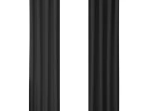 Artiss 2X Blockout Curtains Eyelet 140x230cm Black