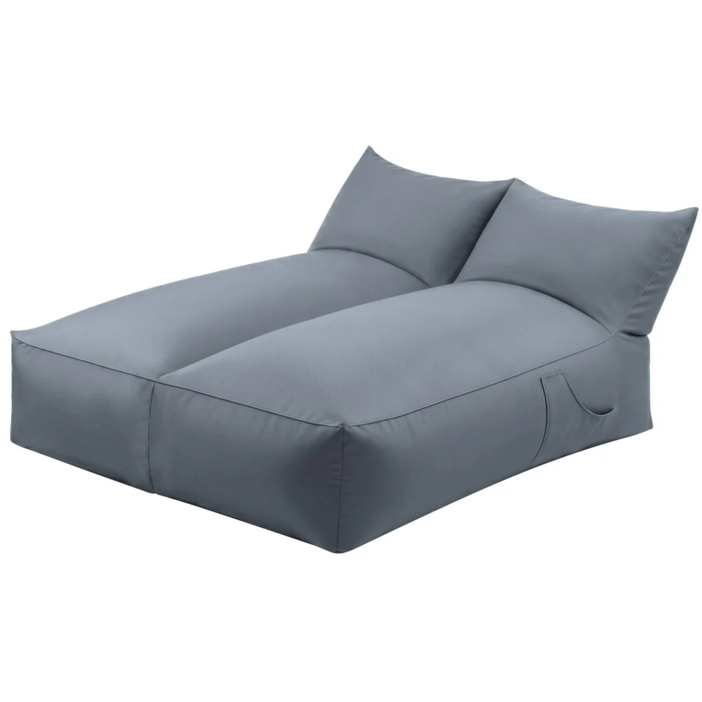 Artiss Outdoor Bean Bag Chair Cover (No Filler) 2 Seater Beanbag Lounge