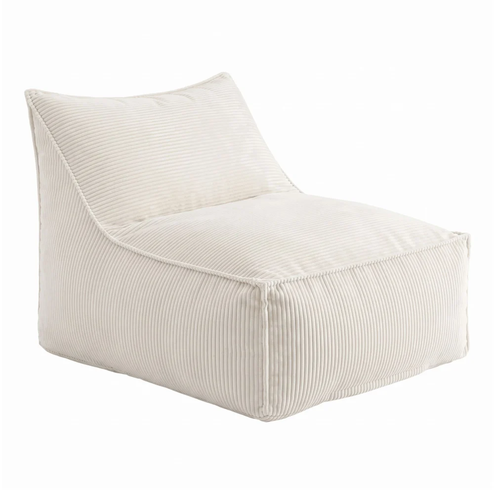 Artiss Bean Bag Chair Cover (No Filler) Soft Corduroy Stuffed Animal Storage