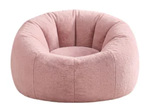 Artiss Bean Bag Chair Cover (No Filler) Soft Faux Fur Beanbag Cover Large Round