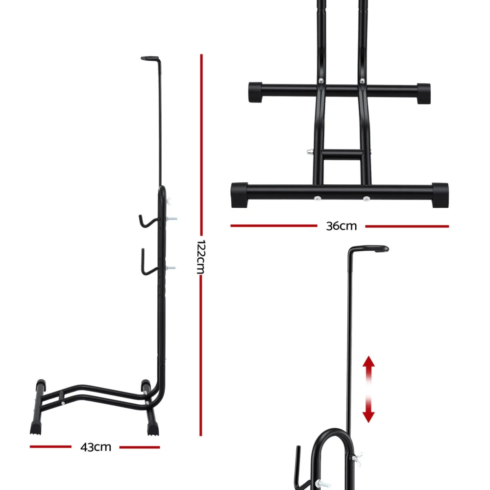 Weisshorn 4-in-1 Bike Parking Stand Vertical Floor Storage Rack for 24"-27.5"