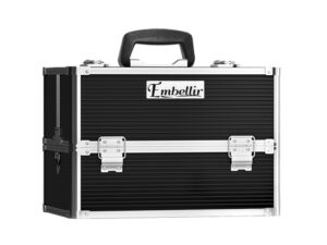 Embellir Portable Cosmetic Beauty Makeup Case- Black
