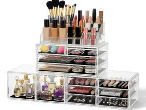 Embellir Makeup Organizer Acrylic Cosmetic Organizer Storage Box Jewellery