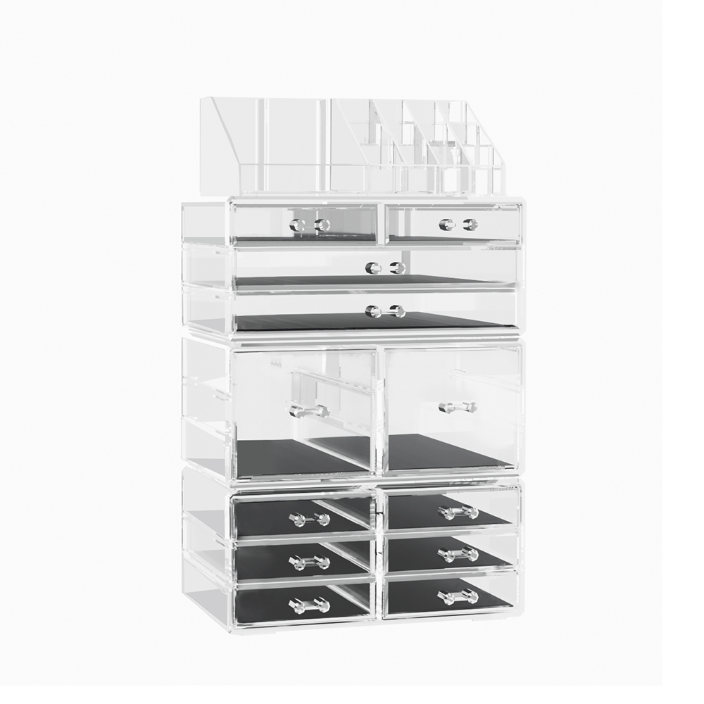 Embellir Makeup Organizer Acrylic Cosmetic Organizer Storage Box Jewellery