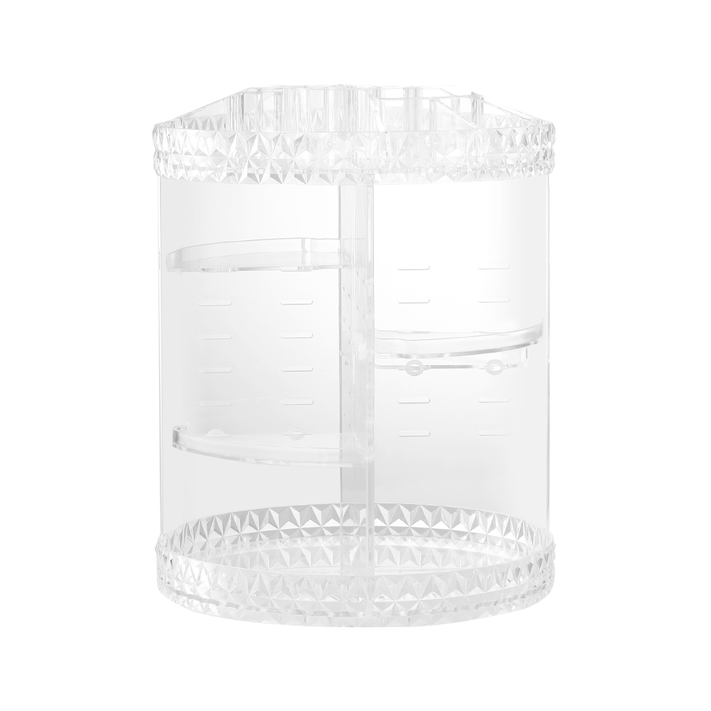 Embellir Makeup Organizer Acrylic Rotating Cosmetic Organizer Storage Display