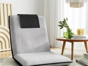 Artiss Floor Lounge Sofa Bed Couch Recliner Chair Folding Chair Cushion Grey
