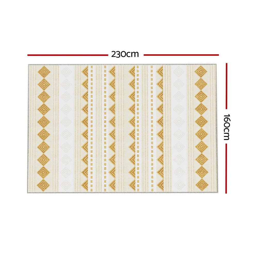 Artiss Rug 160x230cm Area Rug Washable Mat Large Carpet Soft Short Pile Ella