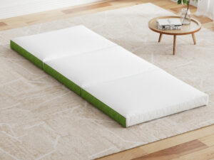 Giselle Bedding Foldable Mattress Folding Foam Trifold Green